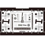 增強型ISO12233標準分辨率測試卡（0.5倍、1倍、2倍、4倍、8倍）4000線